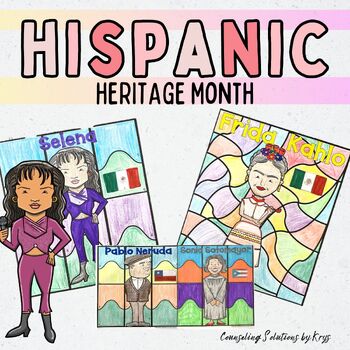 Preview of Activities for Hispanic Heritage Month Color by Code | September Activities