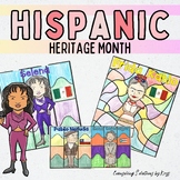 Activities for Hispanic Heritage Month Color by Code | Sep