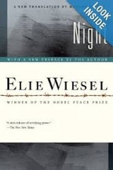 Preview of Activities for Night by Elie Wiesle - Mini Speech/Found Poem