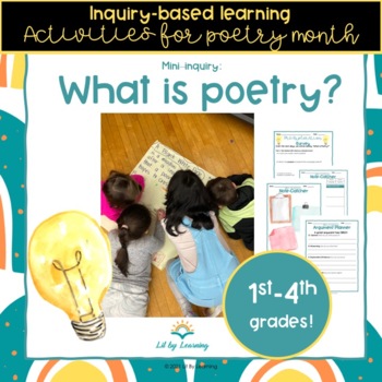 Preview of Activities for Poetry Month: What is poetry?