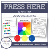 Activities for Press Here by Herve Tullet - Math, Literacy
