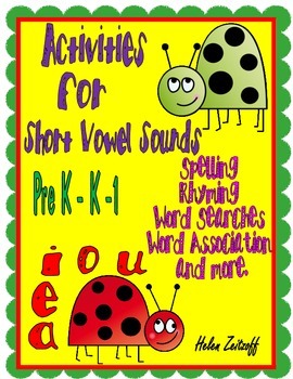 Preview of CVC Words: Short Vowel Sounds  Pre-K-K-Gr. 1