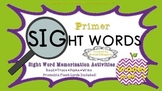 Activities for Sight Word Memorization Primer