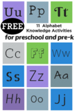 Activities for Teaching Alphabet Knowledge