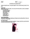 Activities for the Movie Selena