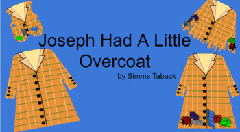 Preview of Activities for the story Joseph Had A Little Overcoat by Simms Taback