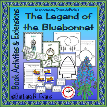 Preview of BOOK ACTIVITIES and EXTENSIONS Legend of Bluebonnet Literature Centers
