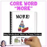 Activities to Teach the Core Word MORE Adapted Book