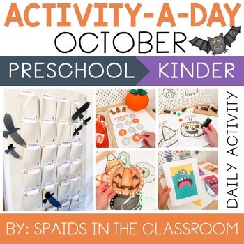 Preview of Activity-A-Day OCTOBER Activities, Crafts, Games for Halloween and Fall