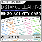 Activity BINGO Choice Board | End of the Year Activities |