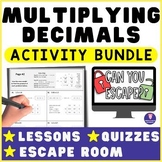 Multiplying Decimals - Lessons | Assessments | Escape Room