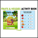 Activity Book Fruits and Vegetables | 1st Grade Worksheets