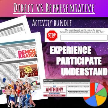 Preview of Activity Bundle - Direct vs. Representative Democracy