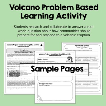 Activity Bundle: Tectonic Plate Diagram, Plate Boundaries, Volcano PBL