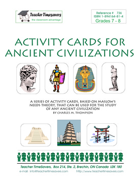 Preview of Activity Cards for Ancient Civilizations