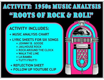 Preview of Activity: Music Analysis - 1950s "Roots of Rock and Roll"