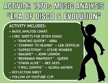 Preview of Activity: Music Analysis - 1970s "Era of Disco and Evolution"