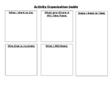 Activity Organization Guide – Graphic Organizer