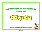 Activity Pages for Making Words Grades 1-3