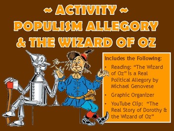 Preview of Activity: Populism Allegory & The Wizard of Oz