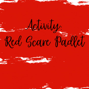 Preview of Activity: Red Scare Padlet
