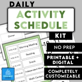 Activity Schedule Kit | For Home + School | Time Organizat