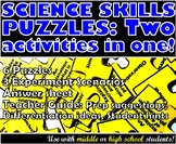 Activity - Science Skills Puzzles: A Set of Two Activities
