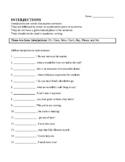Activity Sheet.Grammar.Interjections 1.1