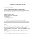 Activity Sheet.IELTS Speaking Task 5.2 Parts 2-3
