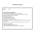 Activity Sheet.IELTS Writing Test Example