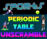 Activity: Sports Periodic Table Investigation unscramble