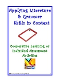 Activity Tasks to Teach Grammar & Literature Elements in Context