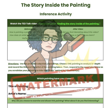 Preview of Activity: The Story Inside the Painting: Making Inferences Based in Evidence
