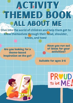 Preview of Activity Themed  E-Book- All About Me