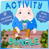 Activity and Song Bundle for Kindergarten and 1st grade Mu