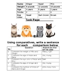 Activity for comparative adjectives