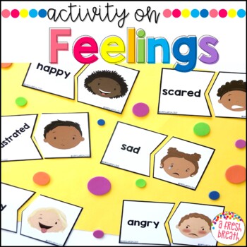 Activity on Feelings by A Fresh Breath | Teachers Pay Teachers