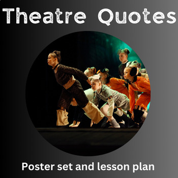 Preview of Actor quotes about Shakespeare - Posters and Drama Lesson Plan