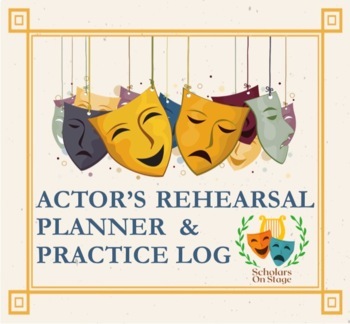 Preview of Actor's Rehearsal Planner & Practice Log