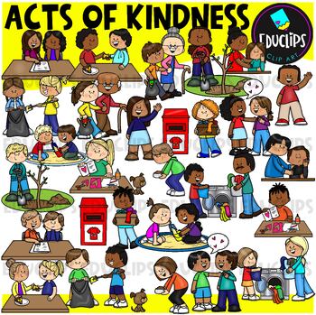 Preview of Acts Of Kindness Clip Art Set {Educlips Clipart}