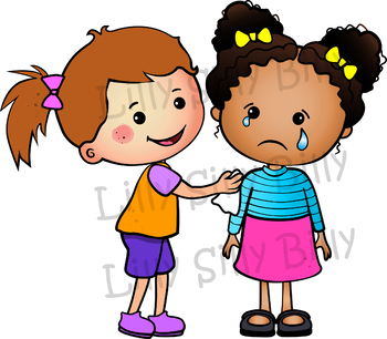 children helping clipart black and white