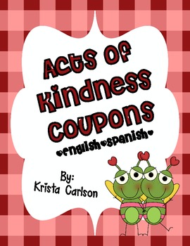 Preview of Acts of Kindness Coupons (Bilingual)