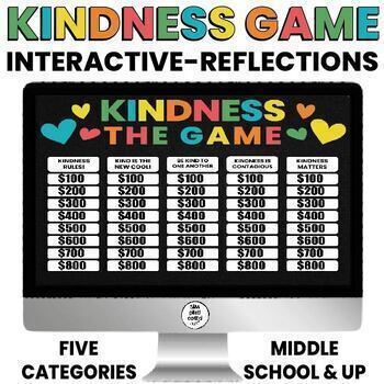 Preview of Acts of Kindness Game | Interactive | Reflections | Quotes | Prompts | Set 2