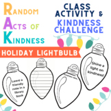 Acts of Kindness Holiday Lightbulb Activity, Bulletin Boar