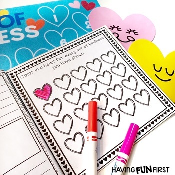 Kindness Journal by Having Fun First | Teachers Pay Teachers