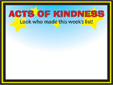 Acts of Kindness Poster