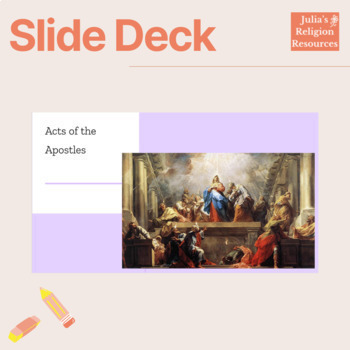 Preview of Acts of the Apostles Slide Deck
