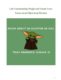 Actual Weight vs. Apparent Weight: Physics Lab About Force