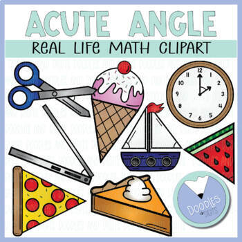 Preview of Acute Angle Clipart -Real Life Examples of Acute Angles
