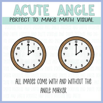 Acute Angle Clipart -Real Life Examples of Acute Angles by Doodles